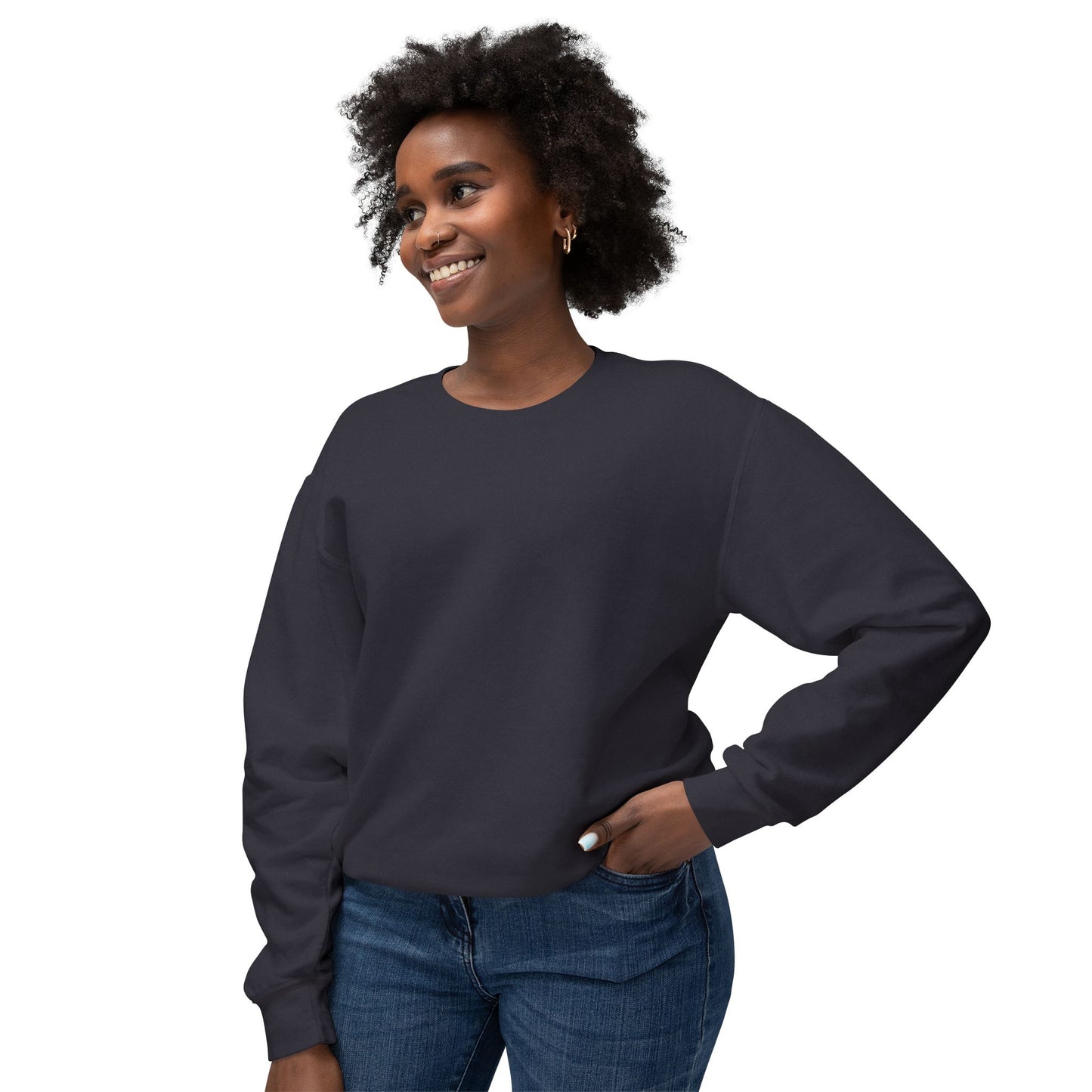 Progress not Perfection Unisex Lightweight Crewneck Sweatshirt