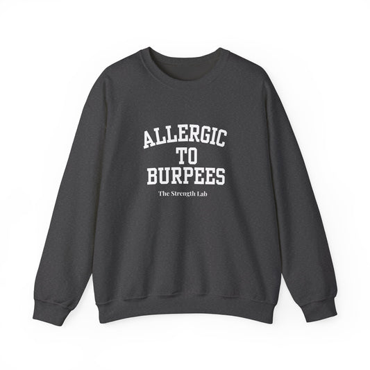 Allergic to burpees Unisex Heavy Blend™ Crewneck Sweatshirt
